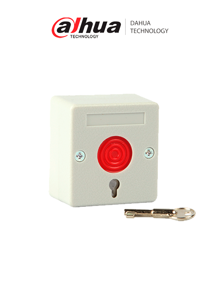 [DHT1210001] DAHUA DH-ARD812 Botón de pánico/ Montaje en superficie con tornillos/ Funciona en una amplia gama de entornos /Funciona sin fuente de alimentación.