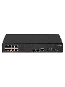 DAHUA DH-AS4300-8GT2GF- Switch Gigabit administrable de capa 2 con 8 puertos10/100/1000 Base-T y2 ranuras SFP d 1Gbps. Ofrece una capacidad de switching de 20Gbps y viene con una robusta carcasa metálica, ideal para redes de alto rendimiento #REM
