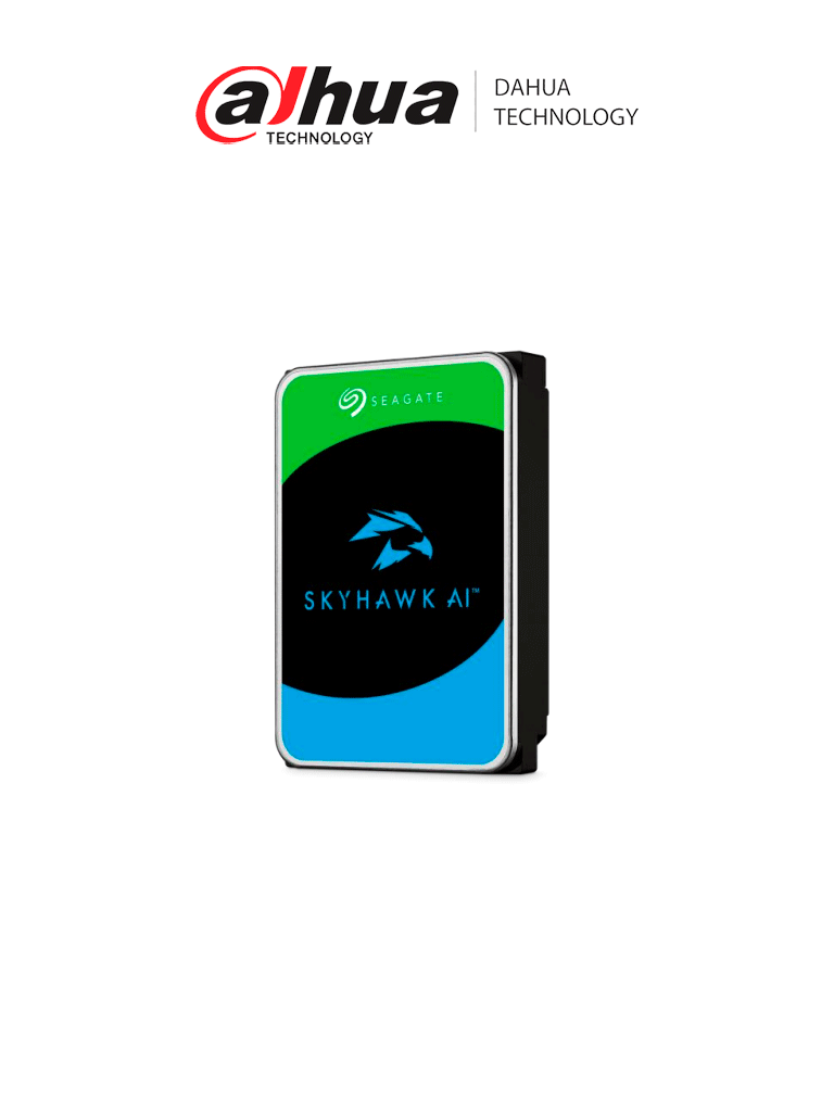 DAHUA ST10000VE000  Seagate Skyhawk AI ST10000VE000 - Disco duro (10 TB, interno de 3,5 pulgadas), SATA (SATA/600)/ SATA 6 Gb/s/ 