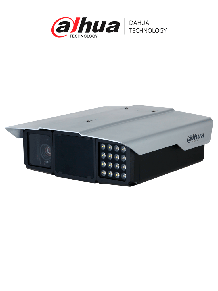 DAHUA DHI-ITC952-SU2F-PQE-C1R1-LZF1640/ Cámara de tráfico con IA All in One de 9 MP/ Sensor de imagen GS-CMOS/ 16 mm–40 mm/ 4096 × 2160 a 50 fps/ H.265/ 16 Iluminadores/ Iluminador 23 m–50 m/ 5 to 300 km