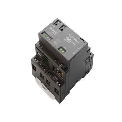 PLC Industrial Arduino Opta / Micro PLC IoT / STM32H747XI Dual-Core / 8 Entradas Analógicas-Digitales / 4 Relés 10A / Ethernet-RS485-WiFi-Bluetooth / IP20 / Certificaciones cULus-ENEC-FCC-CE