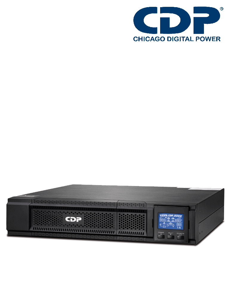 [CDP084027] CDP UPO11-1RT - UPS / 1000VA / 900W / 8 Terminales / 4 Terminales programables / Pantalla LCD / 5min. a carga completa /