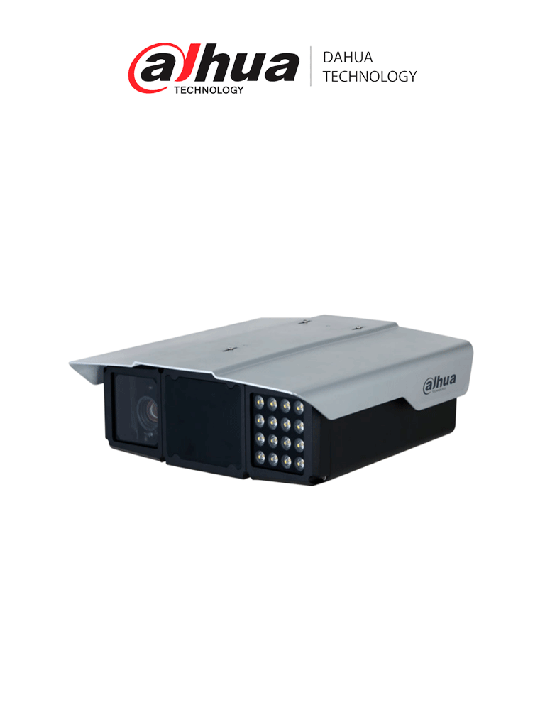 [DHT0100020] DAHUA DHI-ITC952-SU2F-GQE-C2R1-LZF1640 Cámara de tráfico con IA All in One (Cámara, Iluminador y Radar) de 9 MP/ Lente motorizado 16 mm–40 mm/ H.265/ 16 Iluminadores  23 m–50 m/ 5 to 300 km/ Módulo de red móvil 4G/ Detección Facial/  Radar/ IP66/