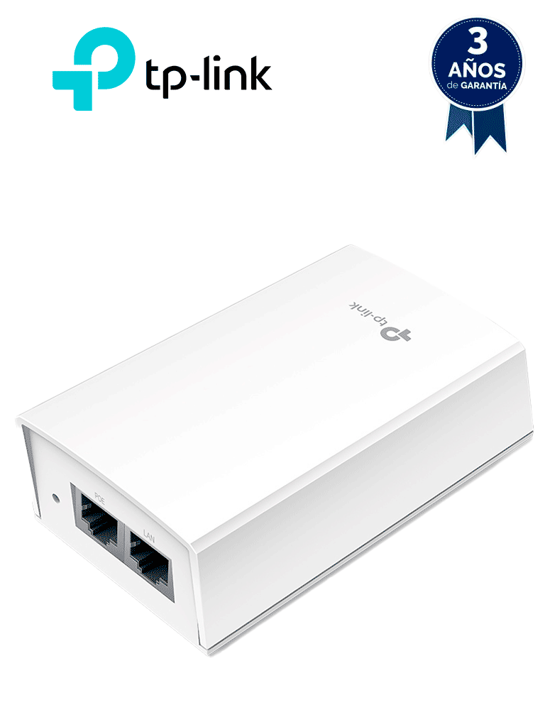 [TPL2350002] TP-LINK - TL-POE4824G - Inyector PoE Pasivo 48V/ Máximo 24W de Presupuesto PoE Pasivo/ 2 Puertos RJ45 Gigabit Ethernet/ Montaje en Pared/ Plug and Play