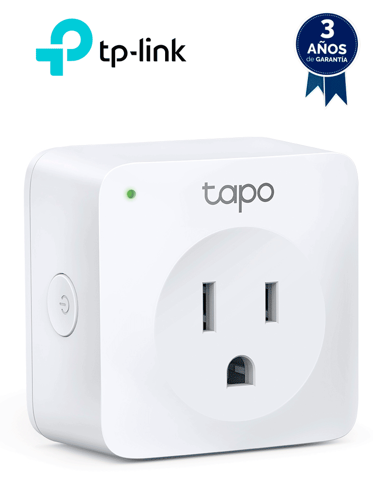 TP-LINK - Tapo P100(1-pack) - Mini enchufe Wi-Fi inteligente de ahorro energético