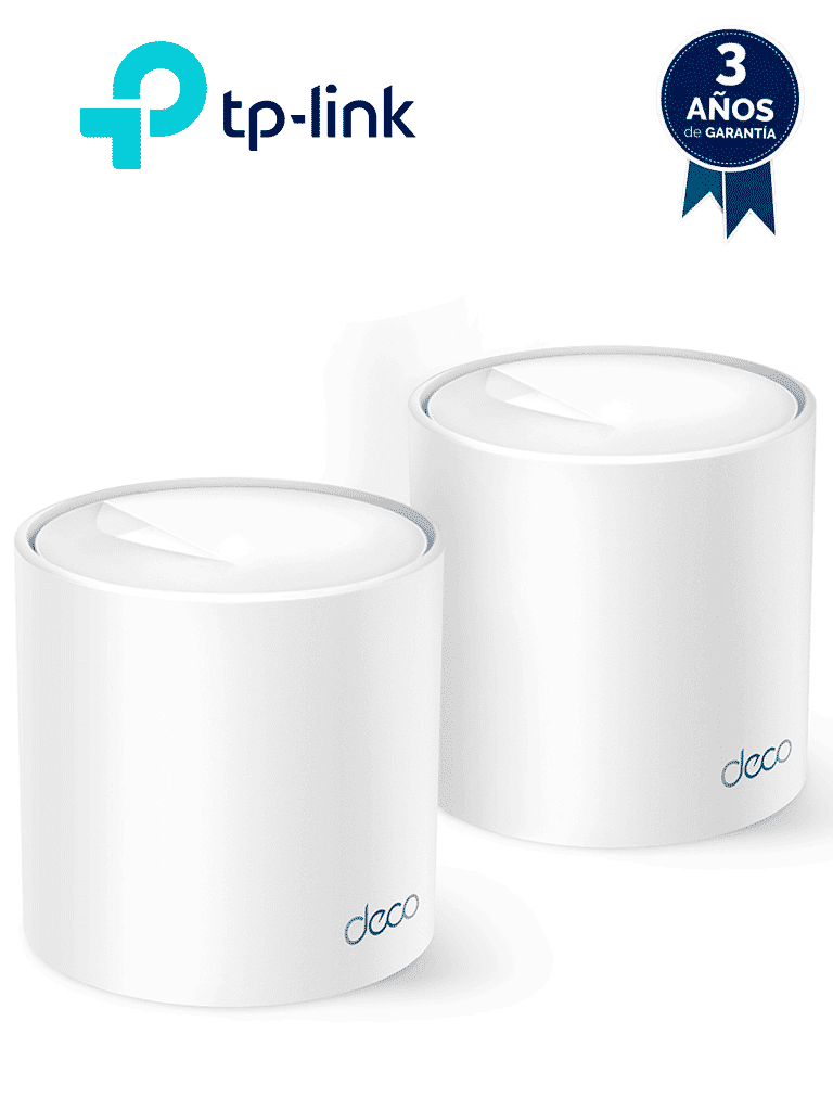 [TPL3660046] TP-LINK - Deco X10(2-pack) / AX1500 Whole Home Mesh Wi-Fi 6 System / Paquete con 2 piezas