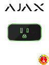 AJAX Socket - Enchufe inteligente e inalámbrico con monitor de consumo eléctrico color negro. #NUEVOAJAX