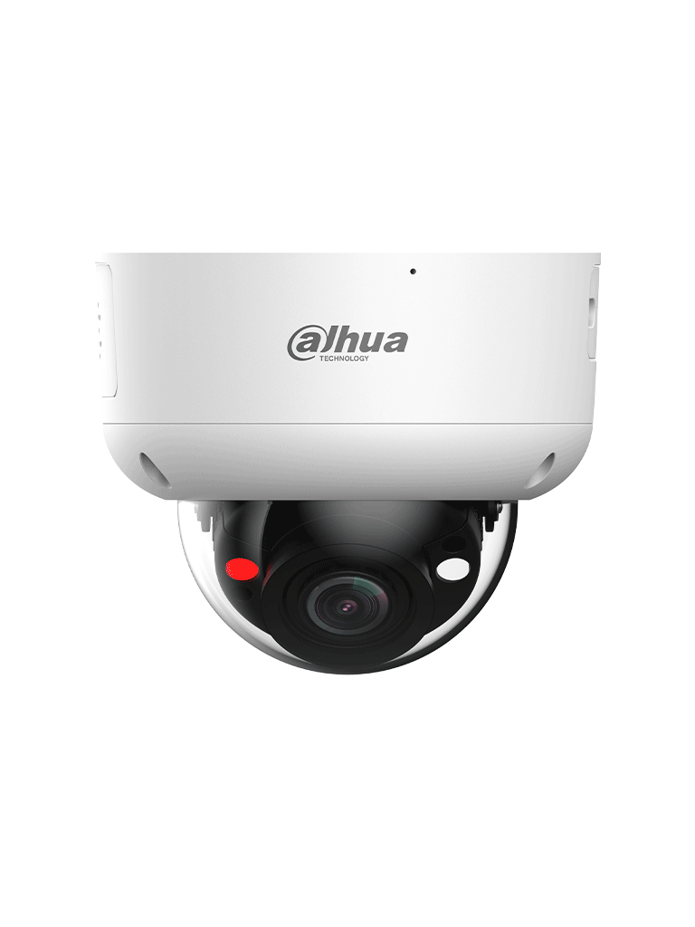 [DHT0040140] DAHUA DH-IPC-HDBW3849R1-ZAS-PV-S5 -Cámara IP Domo 8MP, TiOC y WizSense, lente motorizado 2.7-13.5mm, 40m con IR, audio bidireccional, iluminadores duales, entradas/salidas larma y audio, disuación activa, AcuPick, IP66, Antivandálica