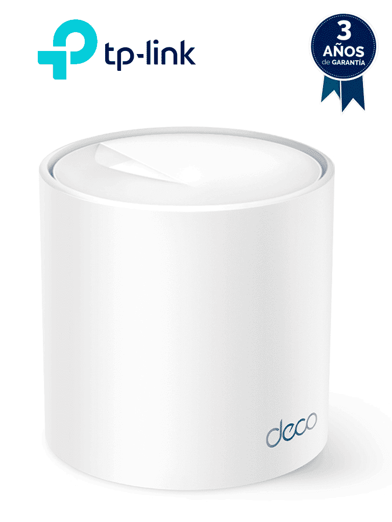 TP-LINK DECO X50 PRO(1-pack) - Sistema Mesh WiFi 6 , WiFi 6 de doble banda de 3Gbps en la banda de 6GHz , Puertos de 2.5Gbps , Protección con HomeShield , compatible con Alexa y Google Home.
