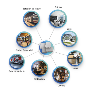  Caja de Conexiones Impermeable IP55 con 4 Entradas, 80 x 80 x 50 mm, para Instalaciones Industriales, Comerciales y Residenciales, Incluye Tornillería para su Instalación