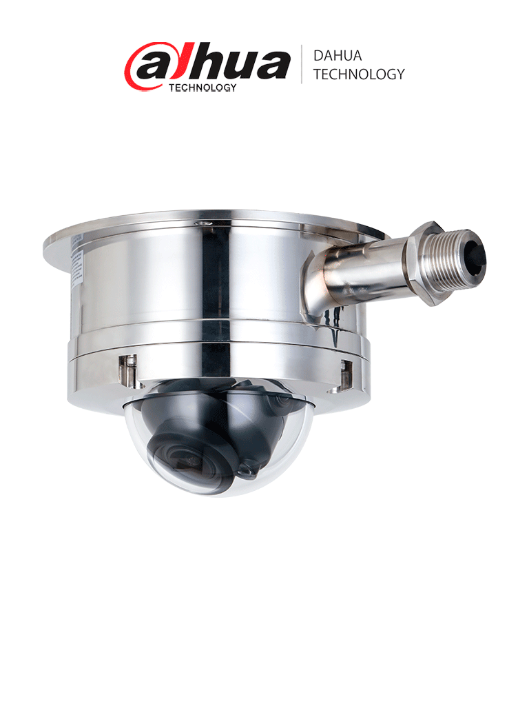 [DHT0120003] DAHUA IPC-HDEW8441R-Z - Cámara Domo IP Antiexplosion de 4 Megapixeles con lente motorizado de 2.7-13.5 mm, H.265+, IR 40m, y AI con SMD Plus. Su tecnología Starlight y WDR real 120 dB garantizan claridad. Resistente IP68 e IK10.