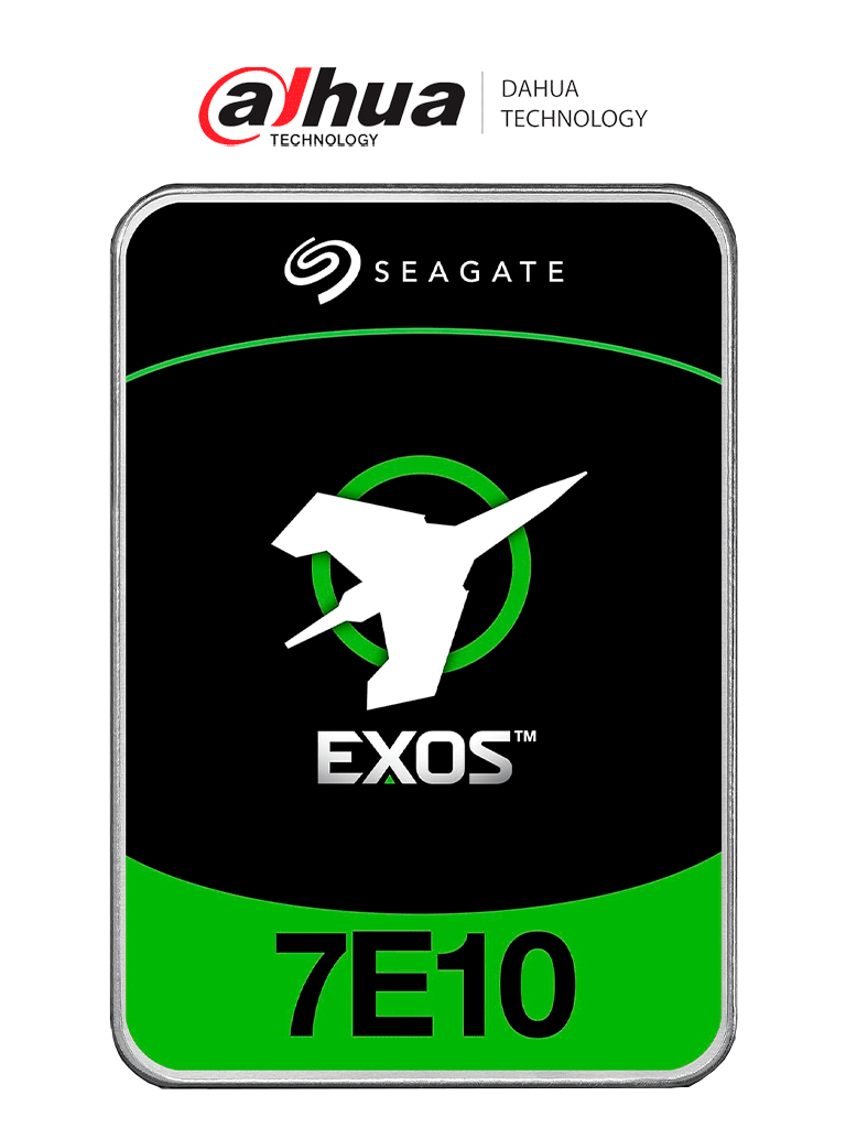 DAHUA ST10000NM017B Disco Duro para Servidor Seagate Exos 7E10 10TB SATA III 7200RPM 3.5" 6 Gbit/s