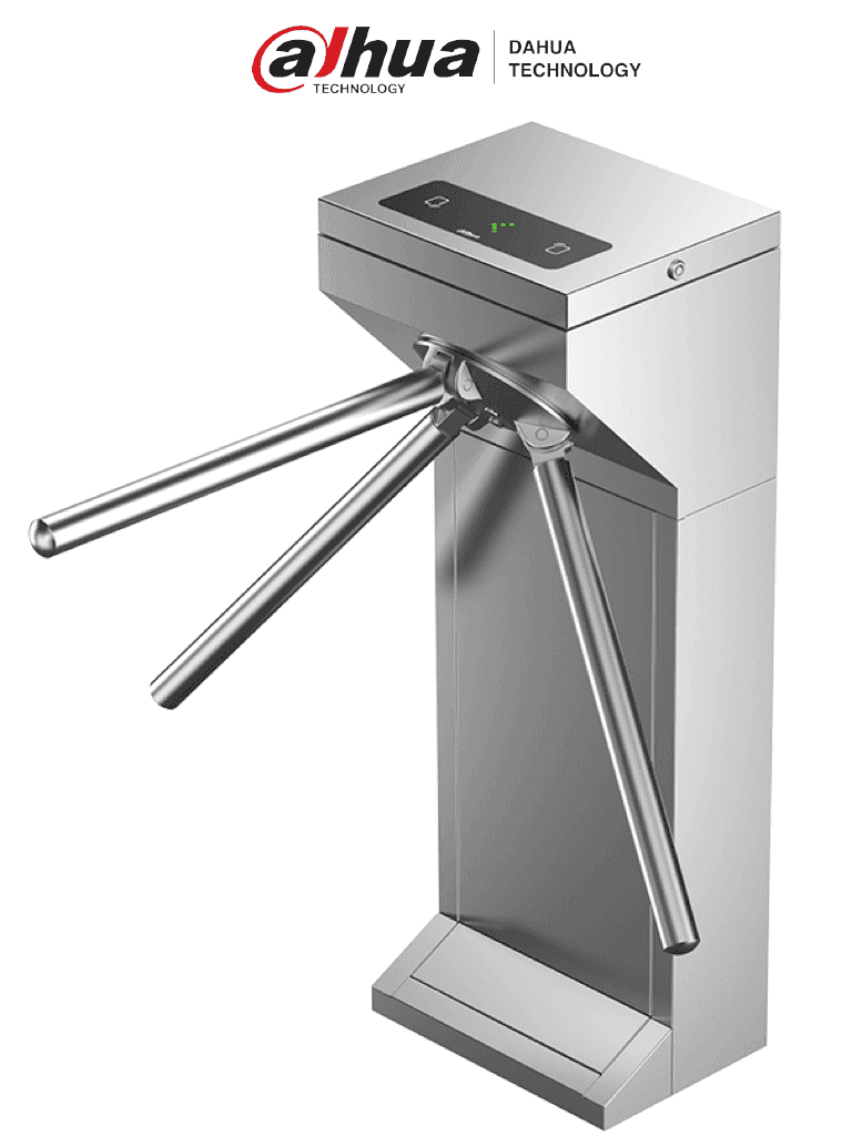 DAHUA DHI-ASGG100FL- Torniquete Bidireccional/ MCBF de 1 Millon/ Fabricado en Acero Inoxidable SUS304/ Contacto Seco/ Voltaje 110-240 VAC/ Compatible con Cualquier control de Acceso/ Uso Interior/