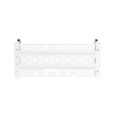 [232316] Accesorio Para Montaje de Equipos o Dispositivos en Gabinetes Multipropósito, de Instalación a Presión, de Acero, Color Blanco