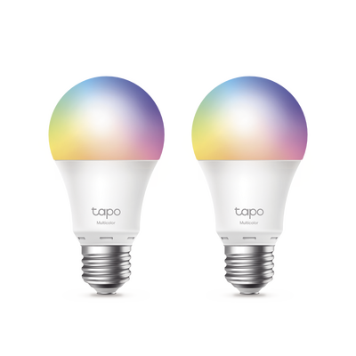 [208805] Kit 2 Focos WIFI Multicolor, Intensidad y Color Regulables, Comandos de Voz Mediante Amazon Alexa/Google Assisten