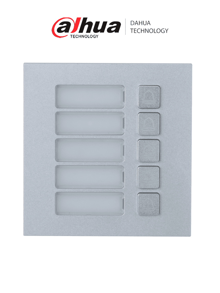 DAHUA DHI-VTO4202F-MB5 - Modulo de 5 botones para frente de calle departamental