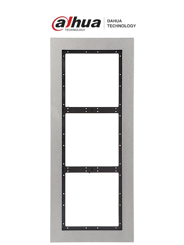 DAHUA VTM126 - PANEL FRONTAL PARA 3 MODULOS CON MATERIAL DE ACERO INOXIDABLE. Y PROTECCION IP65/ IK07. COMPATIBLE CON VTO4202F