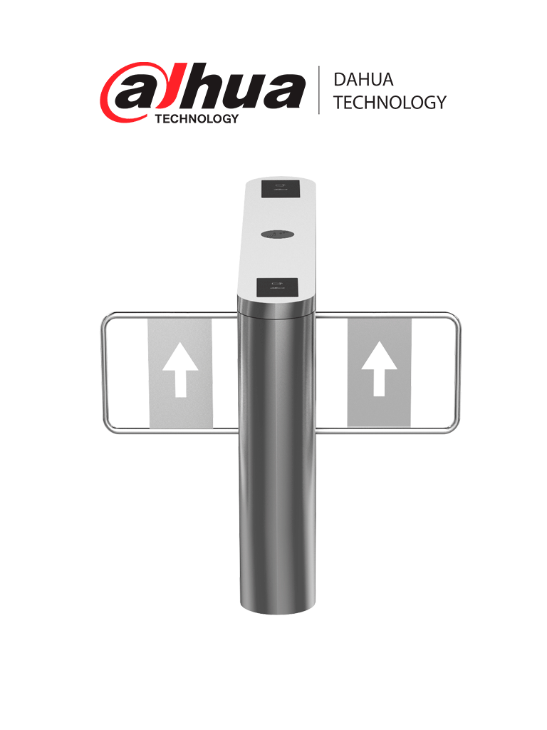 [DHT0920008] Dahua DHI-ASGB622K-D Swing Barrier/ Anticolision/ Alarma y Luz ajustable/ Ajuste de Volocidad de Desbloqueo/ 5 Millones/ Acero Inozidable/ 20-60 Personas/Minuto/ Interior-Exterior(Protegido)/ IR 12 Pares/ Compatible con controles de acceso de terceros