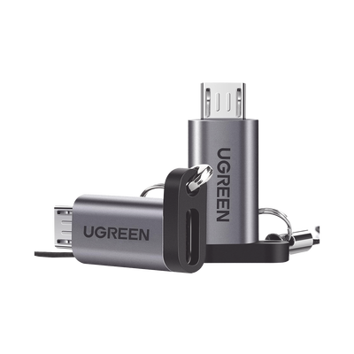 [224416] Adaptador USB-C 3.1 a Micro USB | Carga Rápida | FPC/QC2.0 | Sincronización de Datos | Velocidad de Transferencia de hasta 480Mbps | Incluye Cordón | Caja de Aluminio | Múltiples Protecciones | Amplia Compatibilidad.