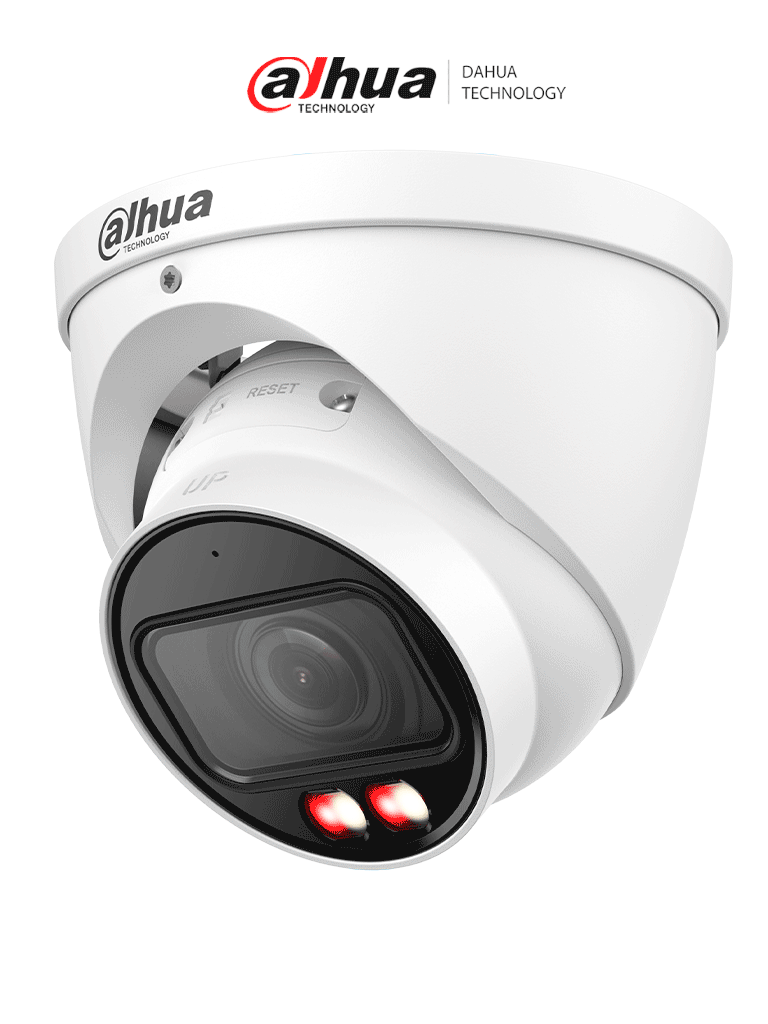 DAHUA DH-IPC-HDW2549T-ZS-IL - Cámara Domo IP de 5MP con iluminador dual inteligente Full Color y tecnología WizSense. Cuenta con micrófono integrado, clasificación IP67 y ofrece imágenes claras y nítidas.