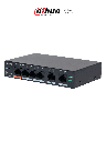 DAHUA DH-CS4006-4ET2ET-60 - Switch PoE de 6 Puertos Administrable con 4 PoE (10/100 Mbps) y 2 uplink (10/100/1000 Mbps). Total de 65 W PoE, administración en la nube con DoLynk Care, carcasa metálica robusta, ideal para redes IP.#LoNuevo