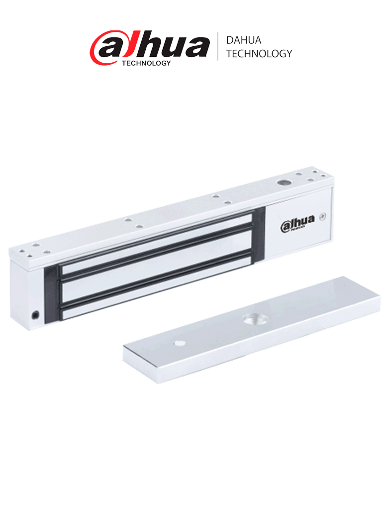 [DHT0850001] DAHUA ASF280A - Cerradura Magnética de 280 KG/ Voltaje Dual de 12 o 24 VDC/ Dispositivo de Protección Anti Corriente Inversa (MOV)/ Aluminio Alta Resistencia/ Admite Retroalimentación de Señal