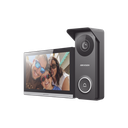 Kit de Videoportero Hibrido TurboHD con Pantalla LCD touch de 7" Wi-Fi / Frente de Calle para Exterior Metalico / 720p (1 Megapíxel )130° de Visión (Gran Angular) / Llamada a App Hik-Connect