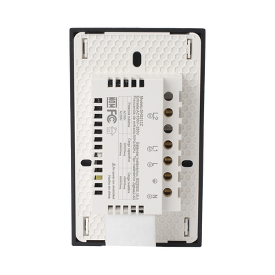(ZigBee) Apagador switch inalámbrico ZigBee, control de 2 regresos de carga, 110V