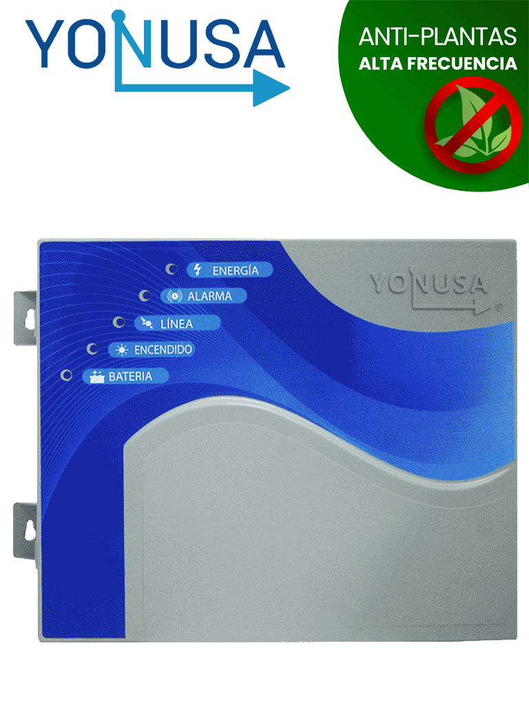 ENERGIZADOR DE CERCA ELECTRIFICADA ANTIPLANTAS YONUSA EY 10000 127 AF CON INTERFACE HASTA 2000 METROS PERIMETRALES O 10000 METROS LINEALES A 5 LÍNEAS