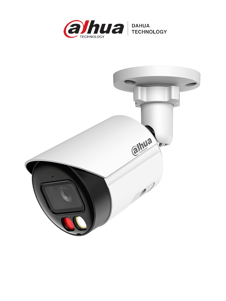 DAHUA DH-IPC-HFW2649SP-S-IL - Cámara Bullet de 6 megapíxeles /Iluminador Dual Inteligente/ SMD Plus/ Full Color/Protección perimetral/ Lente 2.8/ Micrófono integrado/ IP67/ IR 30 metros/#LoNuevo