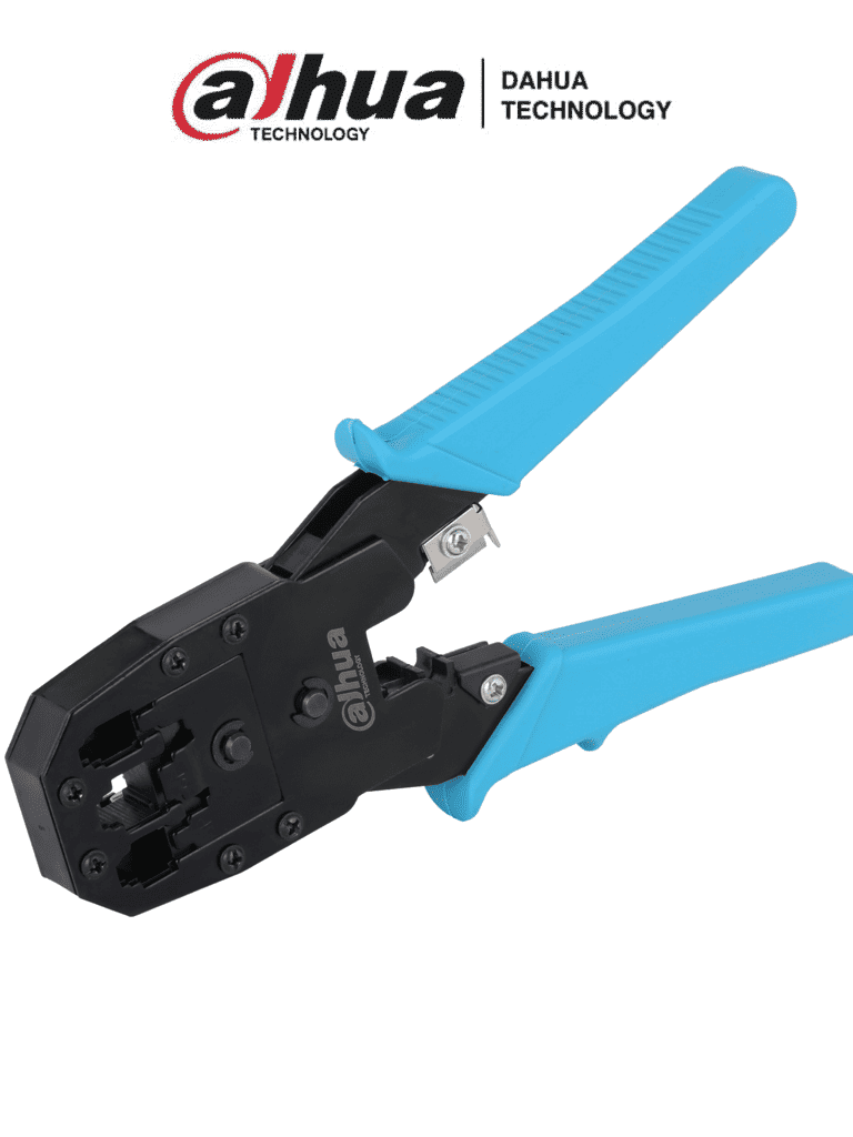 DAHUA DH-PFM915 -Pinzas para Plegar (Crimpar o Ponchar) de Conectores RJ45 y RJ11/ Multifuncional Cortar y  Pelar Cable/ Cuchilla  SK5/ Fabricada en Acero A3 alta resistencia y durabilidad/