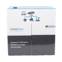 Bobina de cable de 305 m, ( 1000 ft ), Cat5e, alto desempeño, de color Gris, UL, para aplicaciones en video vigilancia, redes de datos. Uso Interior