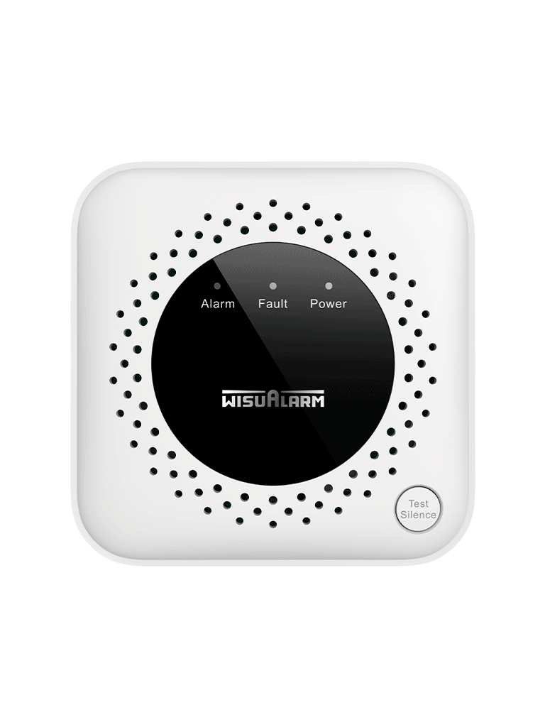 DAHUA WISUALARM DHI-HY-GA40A -Detector de gas metano (CH₄) autónomo, sensor de gas catalítico, salida de relevador, salida de válvula, detección de temperatura ambiente, alarma de 70 dB, LED indicadores, certificación CE, #LoNuevo #Wisualarm
