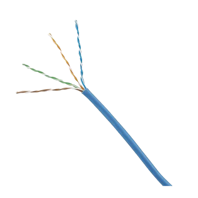 Bobina de Cable UTP 305 Metros (1000 Pies) de Cobre, TX5e, PanNet, Azul, Categoría 5e, 24 AWG, CMP (Plenum), de 4 Pares