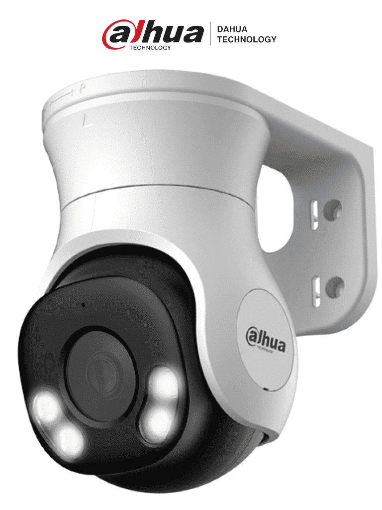 DAHUA  DH-HAC-PT1509AN-A-LED-0280B-S2 - Cámara PT de 5 Megapíxeles Full Color HDCVI, lente de 2.8 mm, visión nocturna de 40 m con LEDs, micrófono integrado y un amplio ángulo de 106°, con IP66 y Super Adapt. #LoNuevo