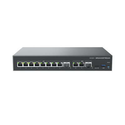 [229909] 4 en 1: Firewall Nueva Generación, Router, PBX IP, Switch 10 Puertos Gigabit (4 PoE) + 2 Puertos SFP 2.5 Gigabit
