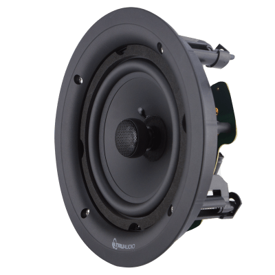 Altavoz de techo de 2 vias | Resistente a humedad | woofer de 6.5in | Tweeter de 1in | 90 watts | 8 Ohms