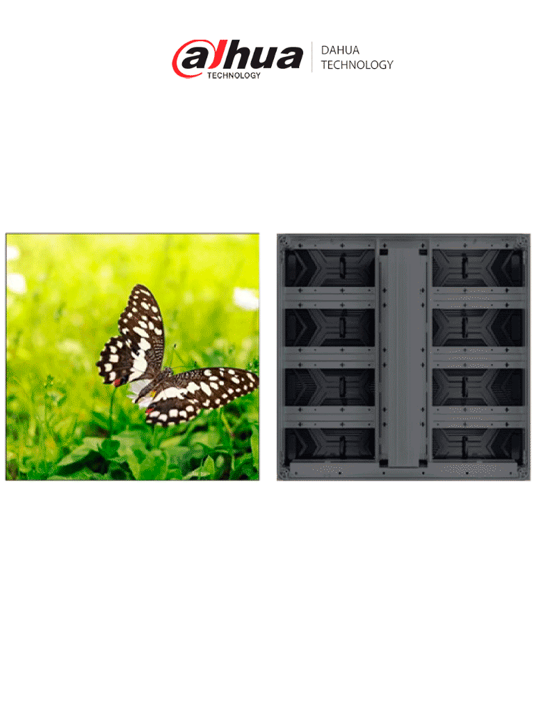 DAHUA DHI-PHGOA3.91-FC Gabiente LED/Piel Ptch 3.91mm/SMD/Resolución 256x256/Tamaño de Gabinete 1mx1m/Brillo 5500 Nits/Exterior IP65/100,000 horas/#LoNuevo