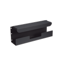 Accesorio Pasacables Para Rack Estándar de 19 in, 4 UR, Capacidad de 260 Cables Cat6, 4.5 in de Profundidad, Color Negro