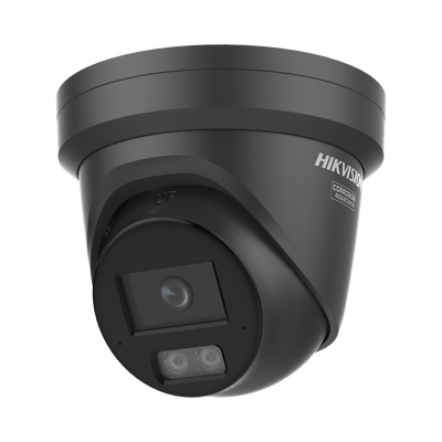 [236085] [Dual Light + ColorVu 3.0 + HikAI] Turret IP 6 Megapixel / Lente 2.8 mm / 40 mts IR + 40 mts Luz Blanca / 2 Micrófonos Integrados / Exterior IP67 / WDR 130 dB / ACUSENSE 3.0 / Captura Facial / Metal / NEMA 4X / ACUSEARCH