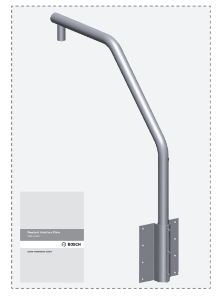 BOSCH V_NDAURMT - Soporte parapeto colgante / Compatible PTZ