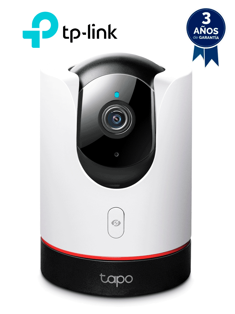 [TPL0150023] TP-LINK TAPO C225 - Cámara WiFi inteligente con movimiento horizontal y vertical , audio bidireccional , seguimiento inteligente (Autotracking) , Starlight , Modo privado (Bloqueo de lente) , Compatible con Alexa y Google Home.