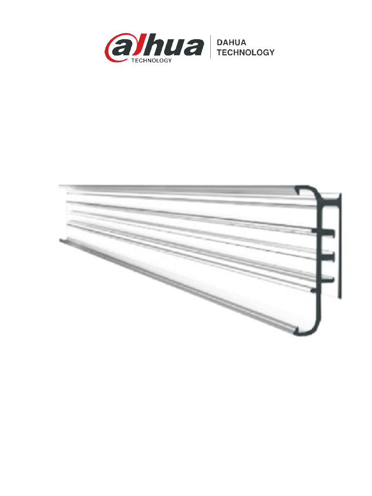 [DHT0430076] DAHUA DHI-ESL-BR01-1200  Riel para estante ESL / Compatible con Serie B de 4,2", Serie C de 3,7 ", Serie A de 4,2 "/ Aluminio / Dimensiones 36.5 x 13 x 1200 mm