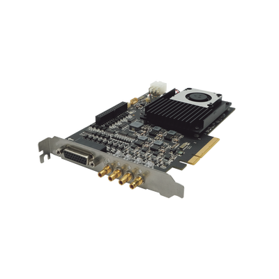 Frame Grabber CXP-6 / PCIe Gen2 x8 / PoCXP 13W por Canal / 4 Canales / 6.25 Gbps / 4 GB DDR3 / GenICam