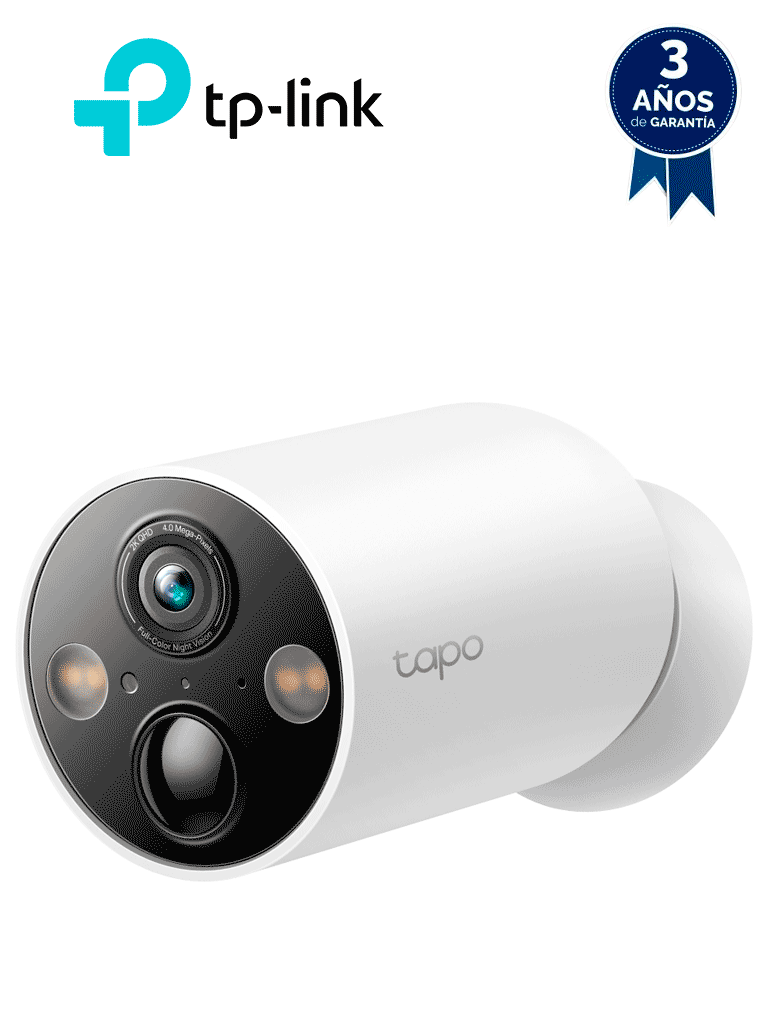 [TPL0150024] TP-LINK TAPO C425 - Cámara WiFi con batería , Instalación sin cables , Detección inteligente con IA , IP66 , Hasta 300 días de batería , compatible con Alexa y Google Home , Almacenamiento local o en la nube con TAPO CARE.