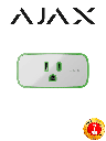 AJAX Socket - Enchufe inteligente e inalámbrico con monitor de consumo eléctrico color blanco #NUEVOAJAX