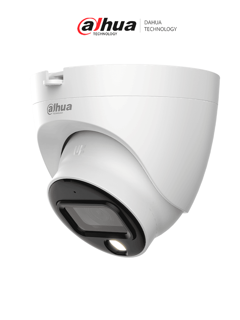 DAHUA DH-HAC-HDW1239TLQN-A-LED-0280B-S3 - Cámara Domo de 2 Megapixeles ofrece video Full Color con lente de 2.8 mm, WDR de 130 dB, visión de 107°, micrófono integrado, y 30 m de iluminación LED; IP67, fácil de instalar. #ProHDCVI