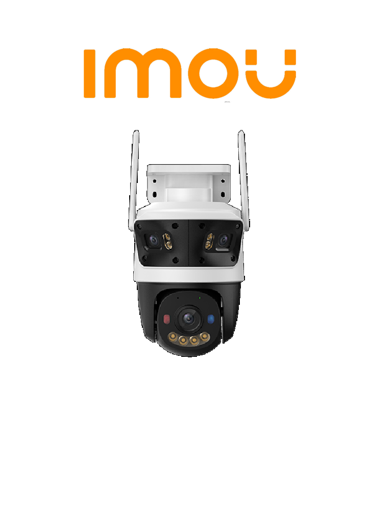 [IMO0150008] IMOU Cruiser Triple 11MP (IPC-S7UN-11M0WED ) - Camara IP PT Triple Wifi Smart Color 11MP con 2 lentes Fijos de 3 Megapixeles + Lente PT 5 Megapixeles / Dual SD 512GB c/u / Disuasión Activa / Audio Bidireccional