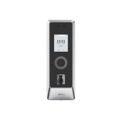 [211274] Lector Autonomo de Reconocimiento Facial y Huella Digital para Exterior