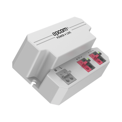 [233066] Adaptador/  12 Vcc / 2 Amperes / Terminales de entrada para Vca en 2 pines / 2 salidas para Vcc en 2 pines